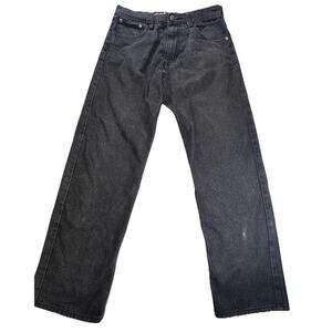 Akademiks Jeans Men's Size 34 Gray Straight Leg Vintage Y2K Cotton‎